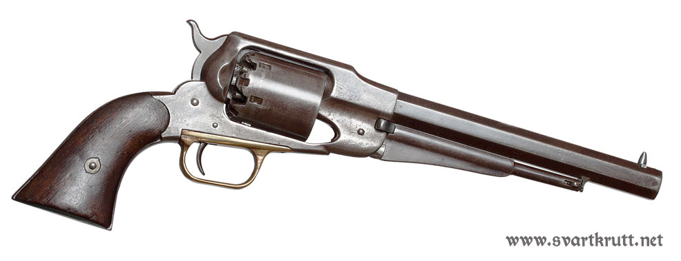 Solid frame Remington revolvers are often preferred over Colt's open top revolvers.