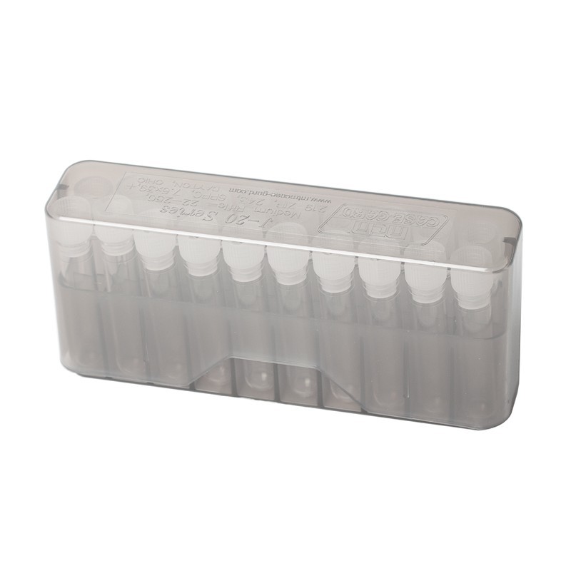 Cartridge box with 20  small vials