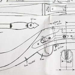 Machinists drawing: Snaplock rifle